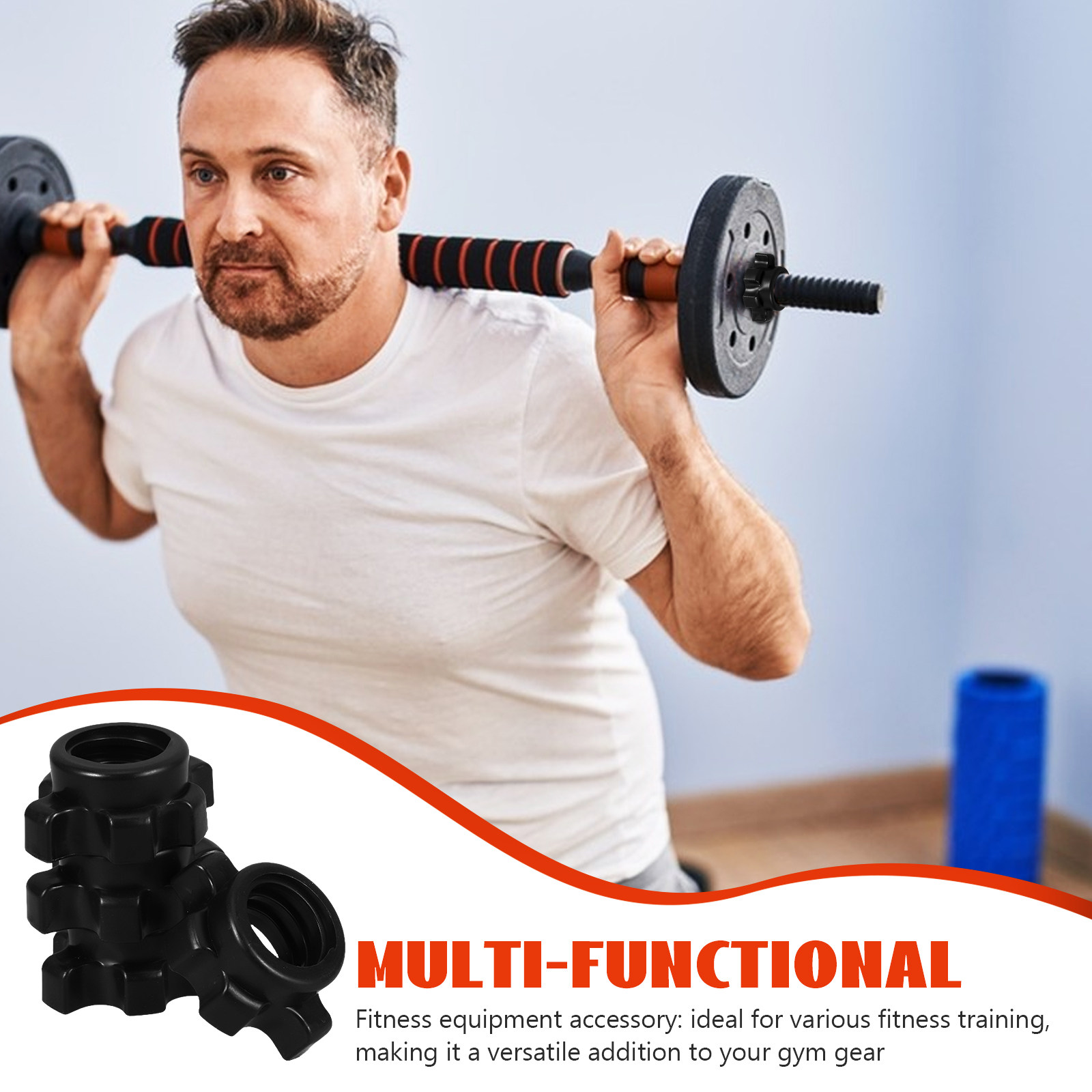 Sports Equipment Wholesale - 4 Buah Sekrup Pengunci Barbel Plastik,