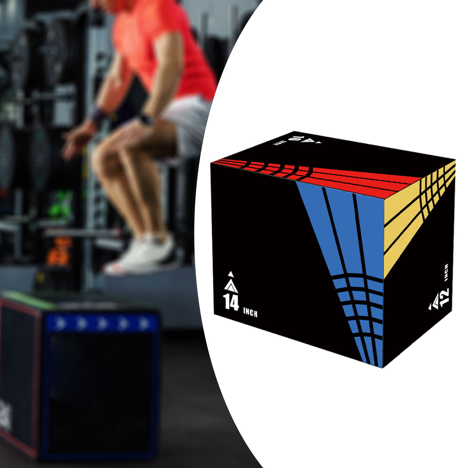 Kotak Lompat Plyometric 3-in-1 - Sports Equipment Wholesale ulasan dan harga