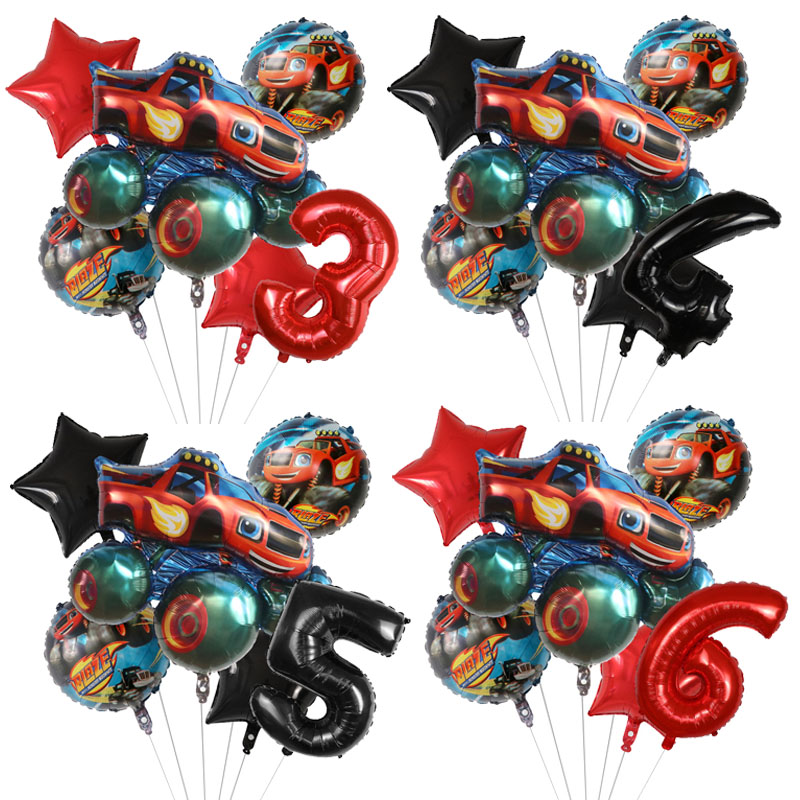 1Set Balon Foil Monster Api Ba - Sports Equipment For Schools ulasan dan harga